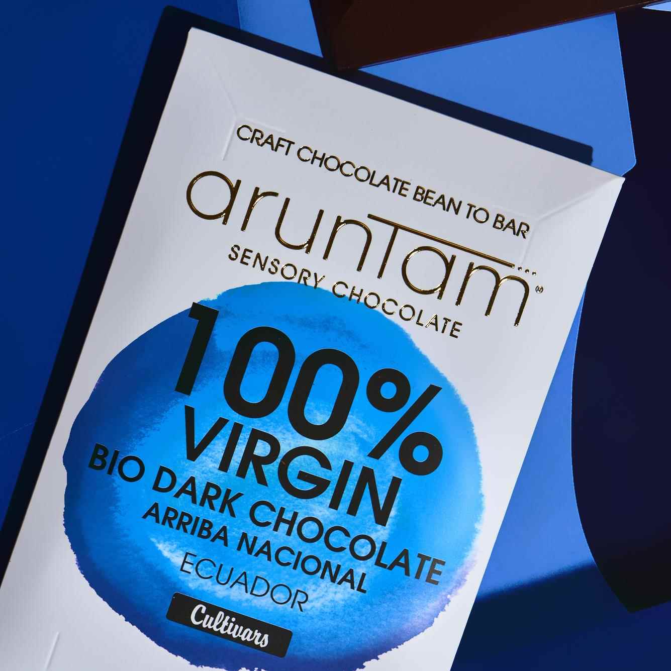 意大利Aruntam 100%无糖黑巧克力健康排块纯可可脂