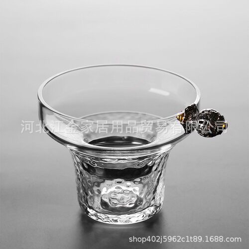 创意耐热透明玻璃茶漏茶滤公道杯漏斗套装不锈钢茶叶过滤网滤茶器
