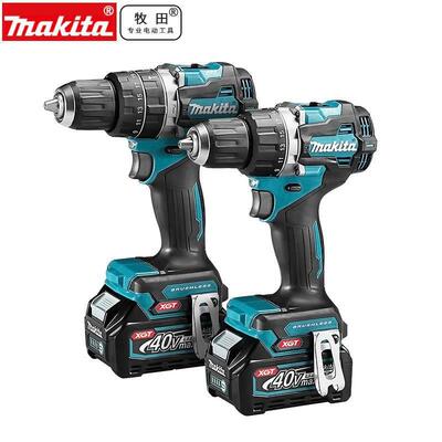 原装牧田40V锂电钻HP002GD202充电式冲击起子电钻DF002GD202