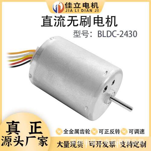 BLDC2430微型直流高速无刷电动机12v24v大功率调速可正反转小马达
