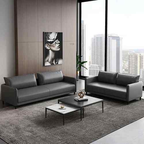 办公沙发商务接待现几代简约见详情型会客洽室谈皮沙发办小公沙发