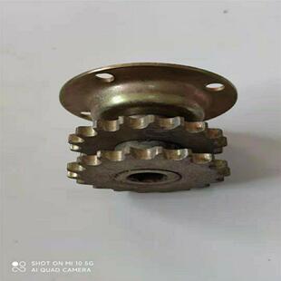 播种机配件免耕机配件4分08B18齿双链轮428通用播种机链轮总成