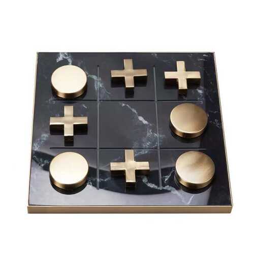 现代轻奢创意金属亚克力棋盘摆件软装北欧客厅茶几桌面家居装饰品