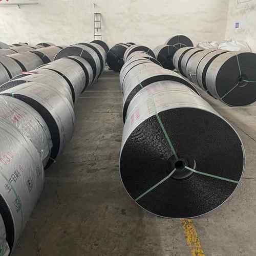 阻燃输送带工业矿耐山帆尼龙橡胶输传送带阻燃输送布高温环形送带