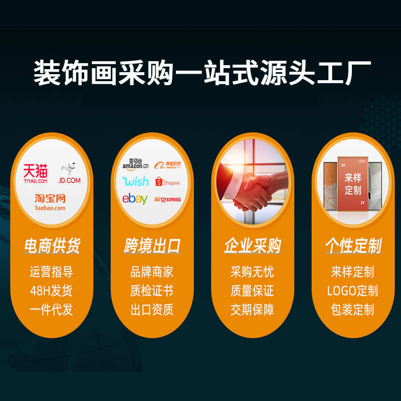 批发定制酒店公寓样板间装饰画墙面宾馆壁画晶瓷家居挂画图片