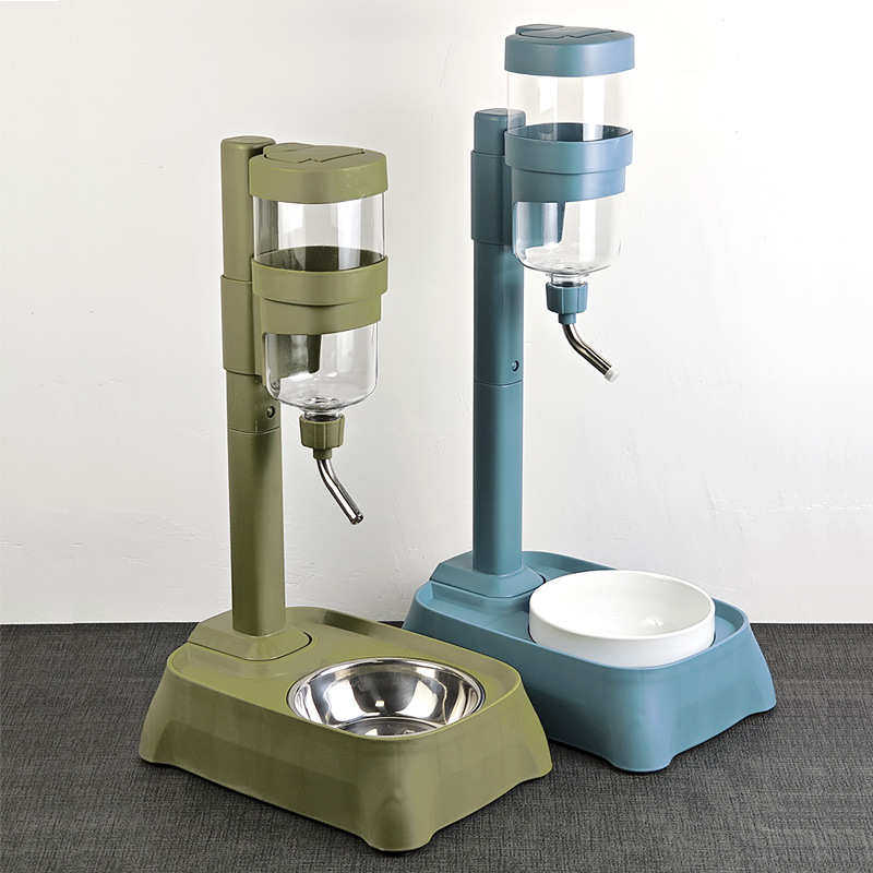 新款升降式猫狗饮水器不湿嘴不锈钢碗陶瓷碗杆式宠物自动喝喂水器,宠物/宠物食品及用品,猫狗碗/慢食碗,淘宝优惠券,粉丝福利购,淘宝优惠卷