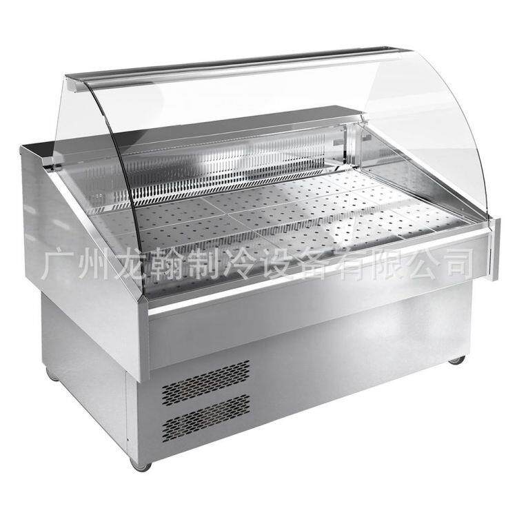 新款保鲜冰柜商用冷链大冰柜岛柜速冻饮料海鲜展示柜
