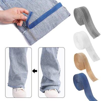 Pants Edge Shorten Self-Adhesive Tape for Trousers Legs Edge