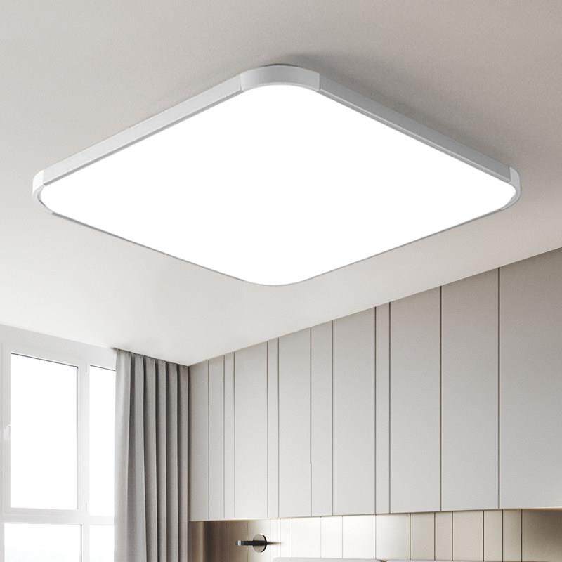 LED吸顶灯简约现代正方形卧室灯饭厅阳台书房间过道走廊家用灯具