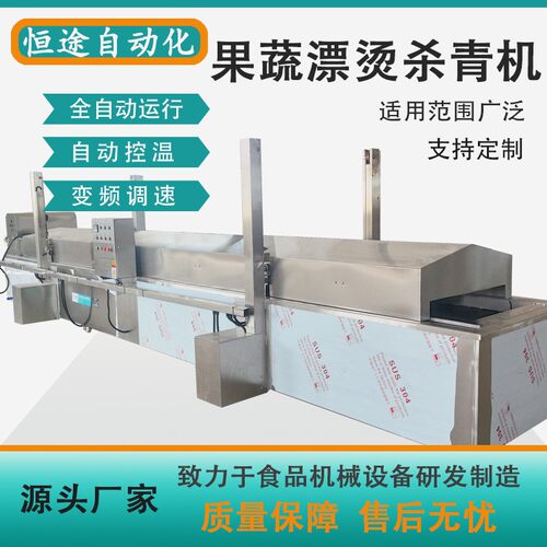 水果罐头漂烫蒸煮机西红柿蓝莓漂烫杀青冷却流水线漂烫小番茄机器
