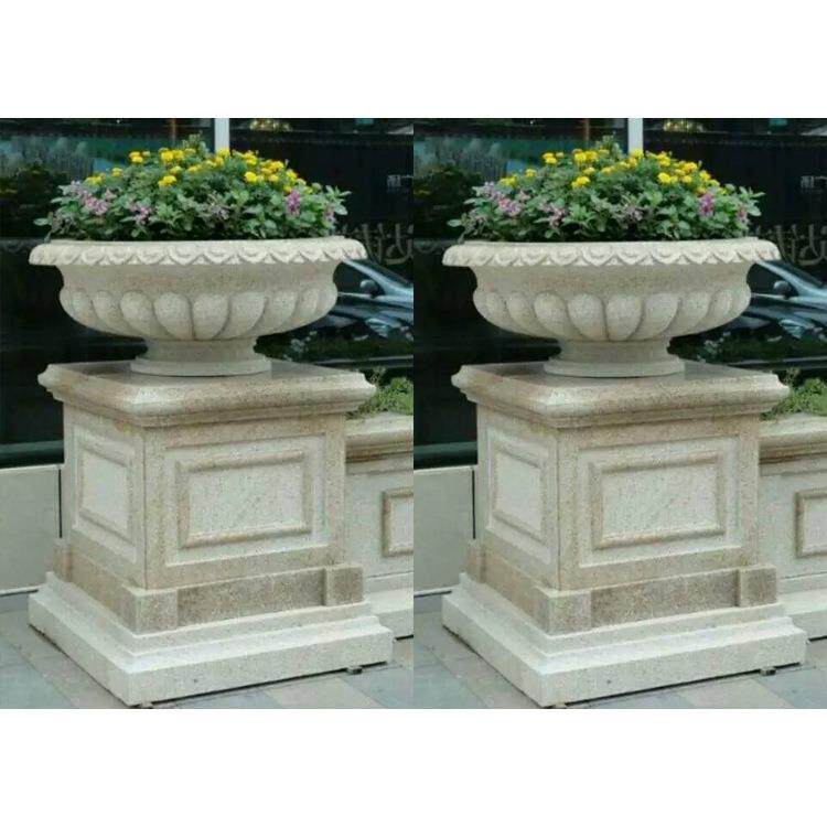 汉白玉花瓶制作公司 景观石头宝瓶图片大全 石制花瓶工艺品价格