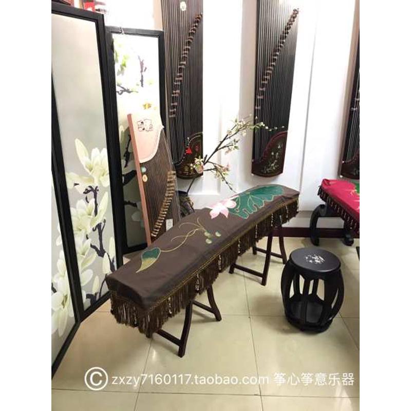 手绘古筝罩 高档礼品文艺防尘古筝罩  乐器罩 送收纳袋 古筝挂件