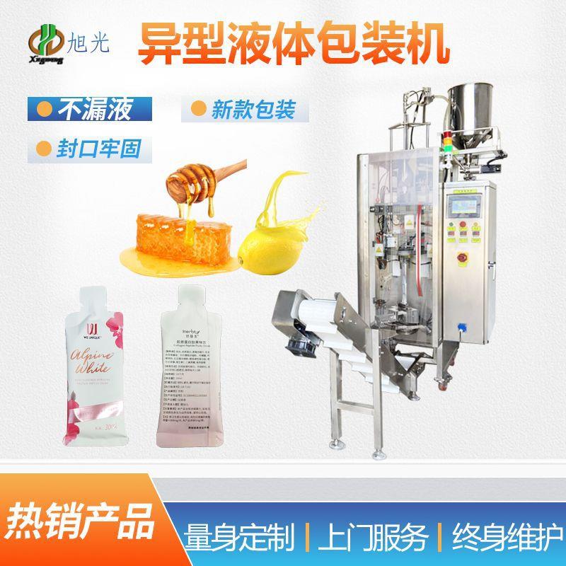 全自动网红袋装小零食摇摇果冻蒟蒻果冻梅冻食品液体果冻包装机