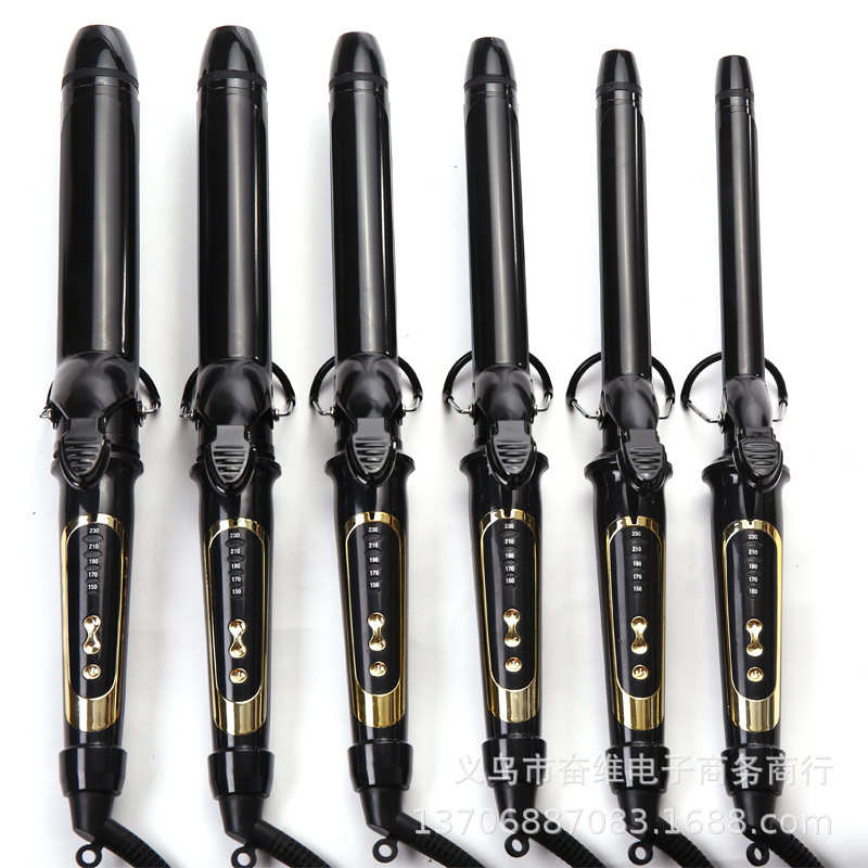 电卷发棒女夹板理发店发廊专业级烫发调温发尾刘海型32mm大卷发器