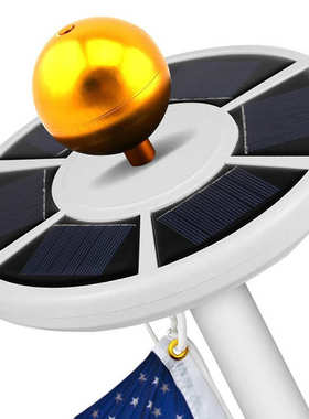 48LED户外太阳能旗杆灯  旗帜灯 帐篷野营灯伞顶灯