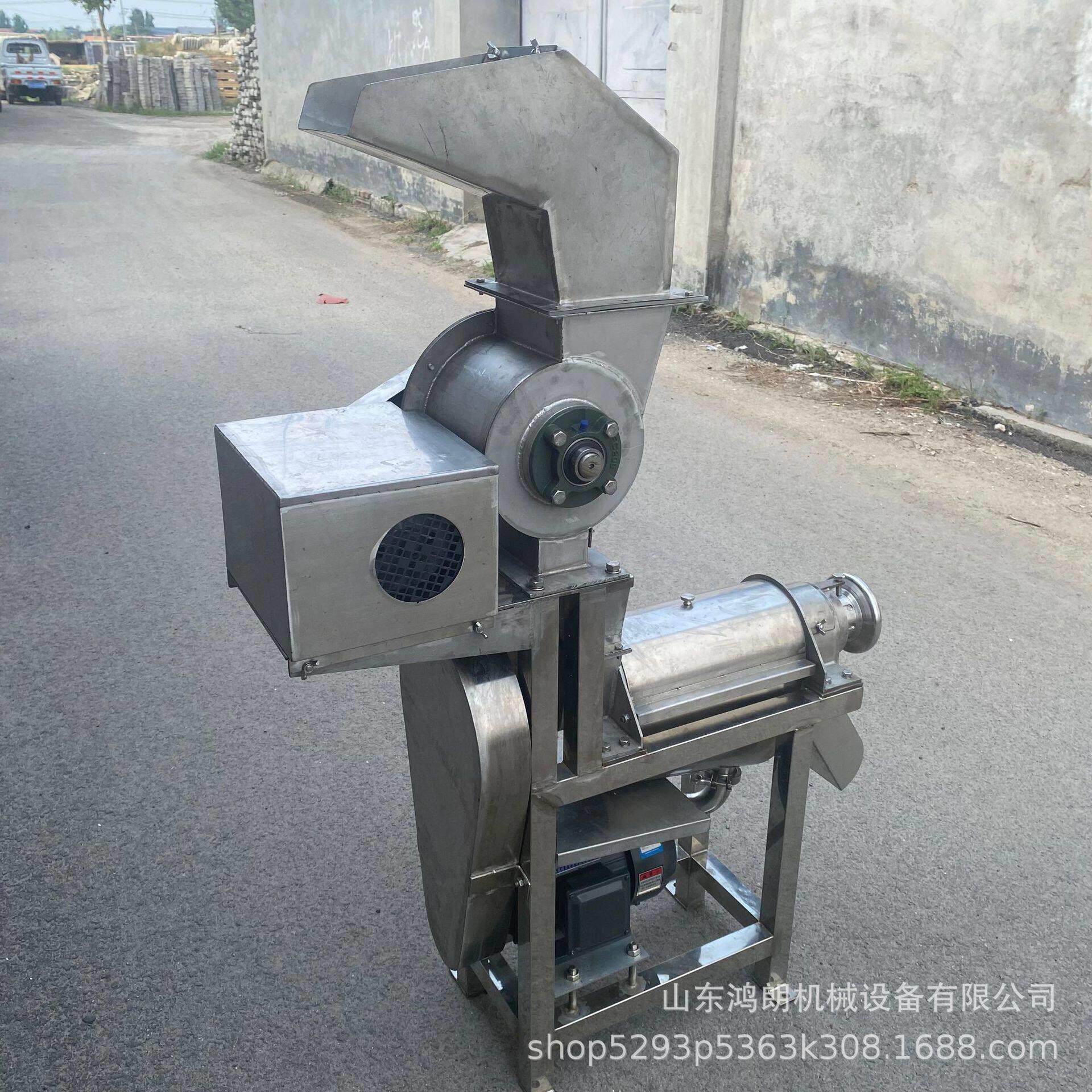 螺旋挤压生姜榨汁机 橙子芒果去核打浆机 鲜果饮料果汁机
