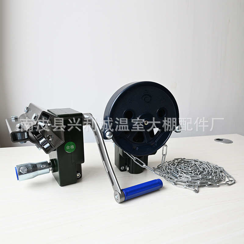 大棚卷霸顶卷蔬菜棚测卷养殖棚手动侧卷卷膜器 电动顶卷放风机