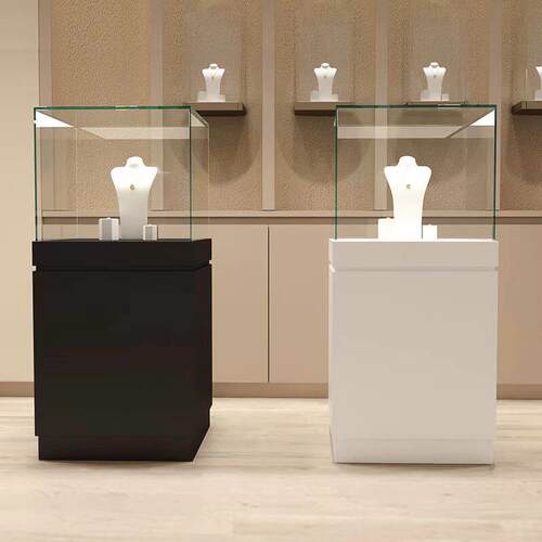 产品展示柜珠宝玉器饰品展柜展厅模型模型样品玻璃柜博物馆展示柜
