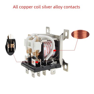 新大Nnc71A1-2Z大功率继电器220V Ac Jqx-12F 30A大电流Dc12V 24V