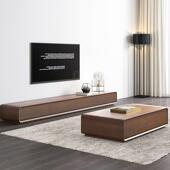 全实木电视古柜中风简风柜见详情胡地桃色小户型客厅窄款 落地整装