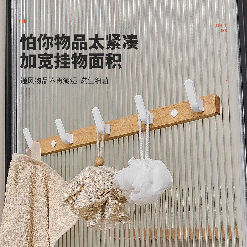 挂钩免打孔挂衣钩进门玄关鞋柜衣帽钩浴室试衣间挂衣架壁挂收纳