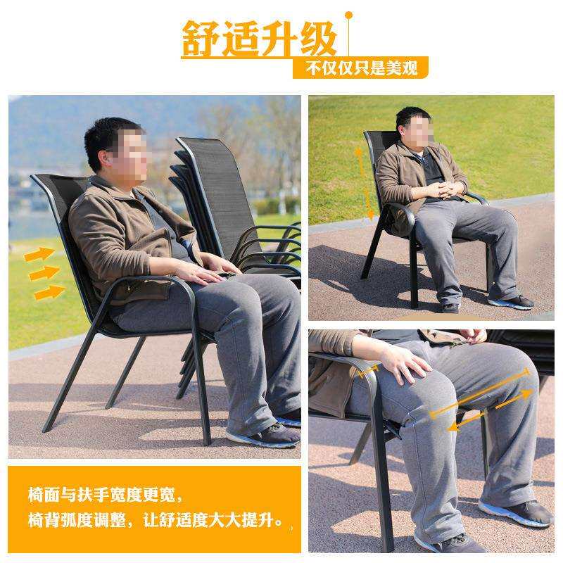 铁艺户外桌椅伞组合庭院室外桌椅花园休闲家具露天阳台座椅三件套