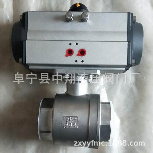 Q611F-04DN25不锈钢气动高平台二片式球阀CF81000WOG
