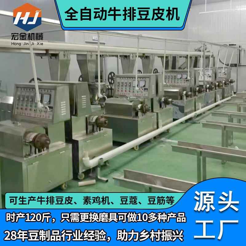 蛋白肉机生产厂家多功能牛排豆皮机素鸡翅机现货供应