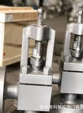 L44Y-160PDN500油站高压截止阀J44H-160P锻钢高压角式截止阀