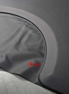 防滑8cm理发椅垫黑色半圆形抗疲劳pu90x150x1垫沙龙.耐用