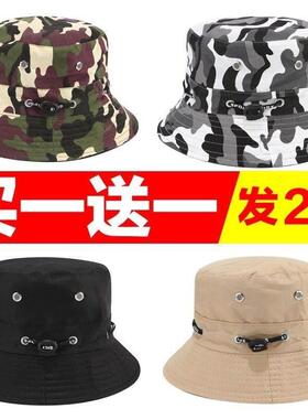 帽子男女遮阳盆帽装修防尘帽子户外防晒采茶帽可折叠钓鱼渔夫帽子