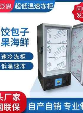 超低温速冻柜 饺子647馒头食品小龙虾水海鲜速冻箱包 水速果冻机