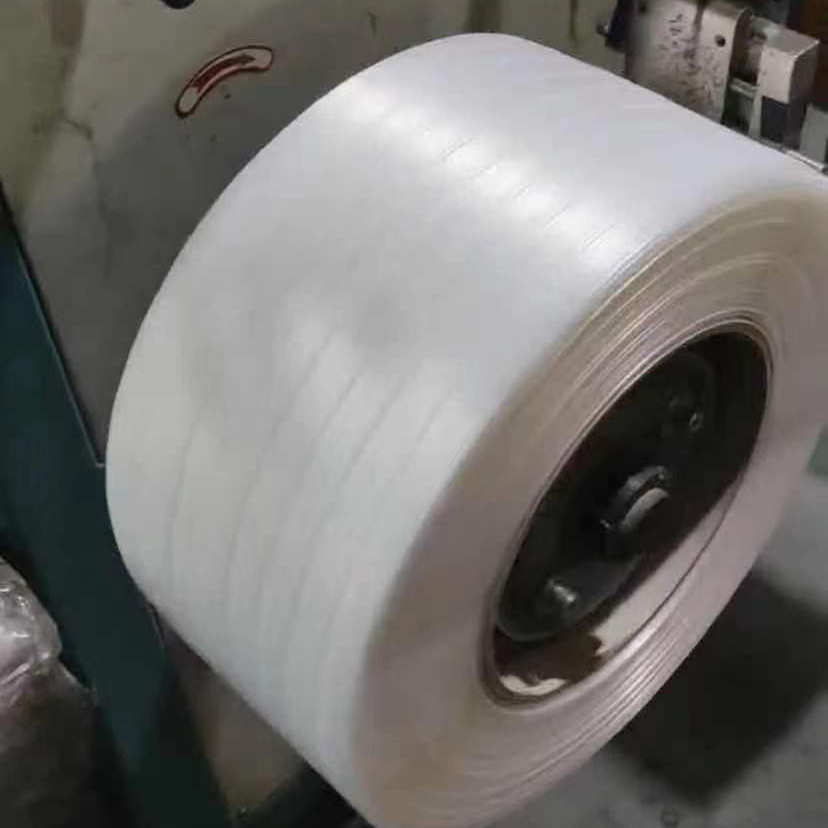 现货批发纤维打包带 一次冲压不锈钢打包扣 柔性聚酯纤维打包带