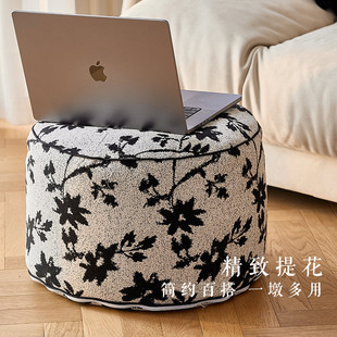 客厅坐墩圆形蒲团地上看书坐垫屁股垫子懒人可拆洗蒲垫榻榻米座垫