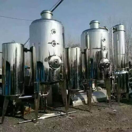 处理强制循环蒸发器 三效真空浓缩蒸发器35吨浓缩结晶蒸发器