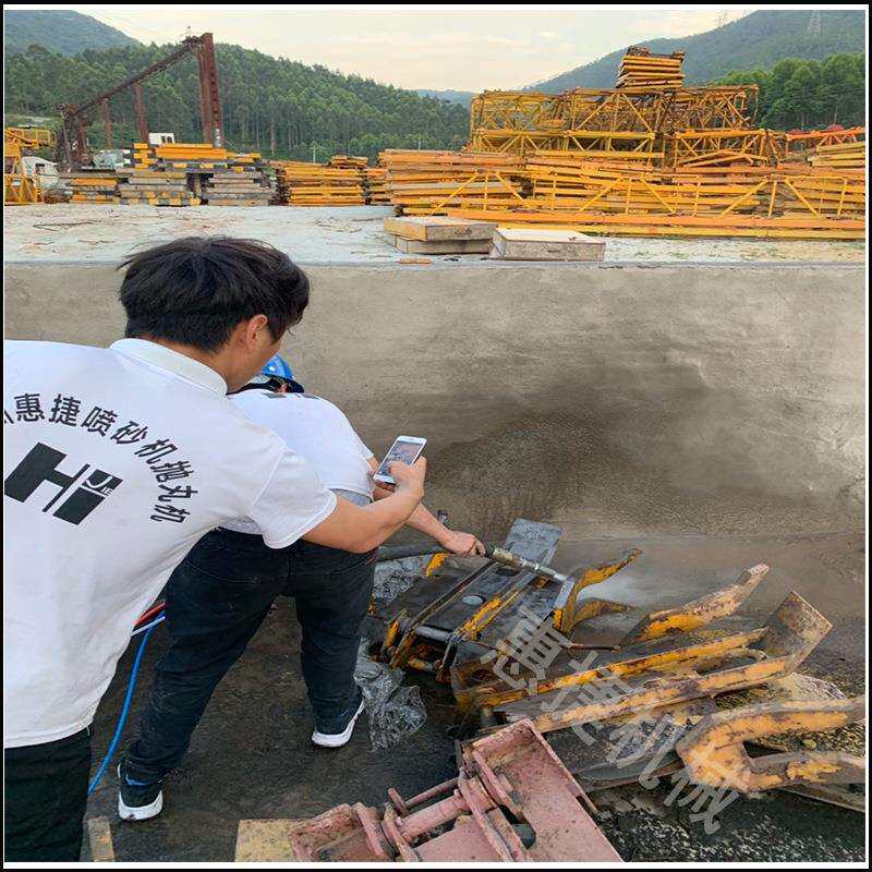 天然气储化工储化工管道水除锈喷砂机压脱漆水喷砂机