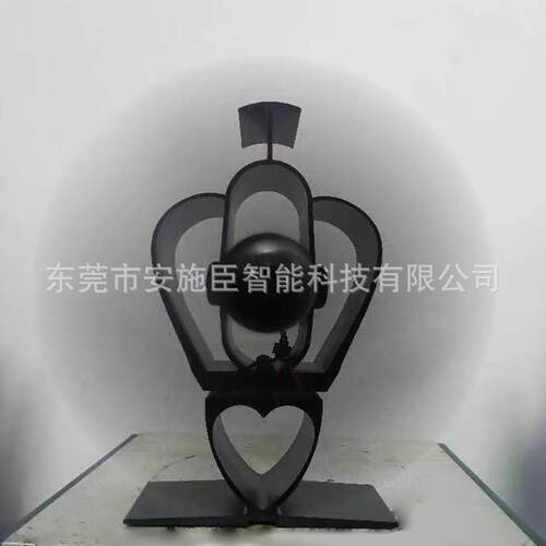 美壁炉暖风扇黑色式然木取风扇ASC-HSF-家用炉扇户露营热外动力新