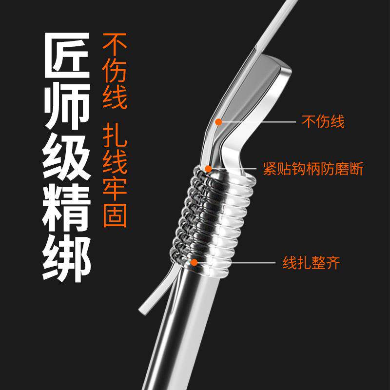新款直销电动子线邦钩钓鱼全自动绑钩器装备栓勾帮钩手动绑鱼钩