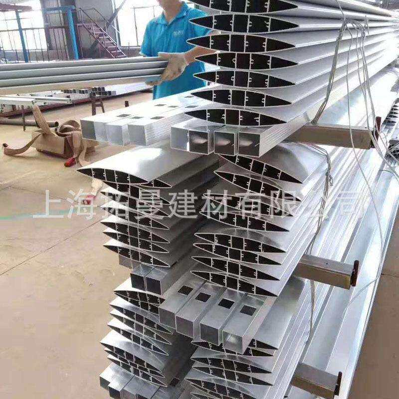 电动铝合金梭型遮阳翻版百叶机翼百叶遮阳装饰百叶立顶面梭型百叶