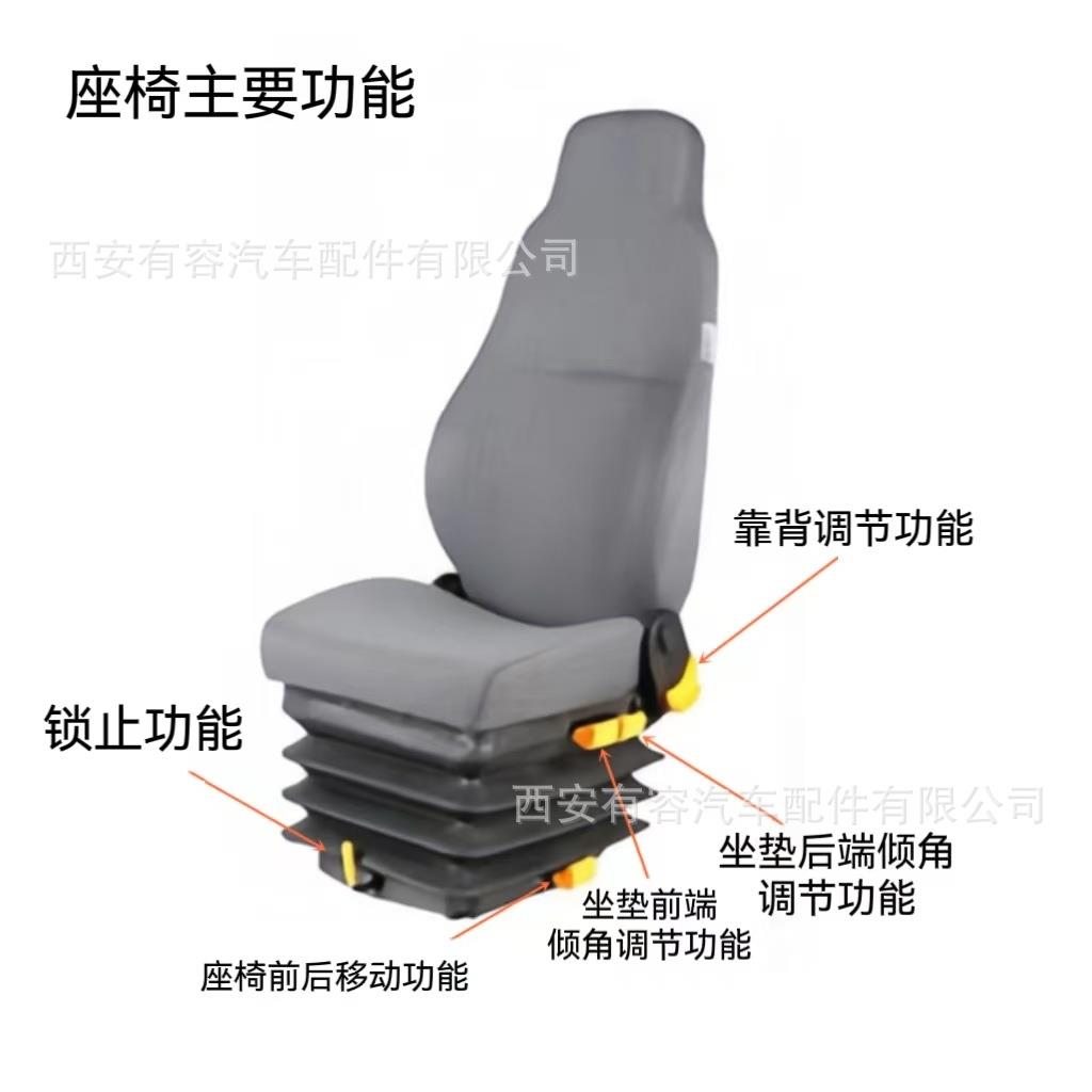 码头游艇座椅 气囊悬浮座椅 工程气囊座椅 卡车驾驶室司机座椅