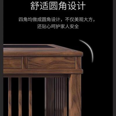 新中式实木茶台桌椅RGK组合简约现代办室泡茶桌子家套茶室公具装