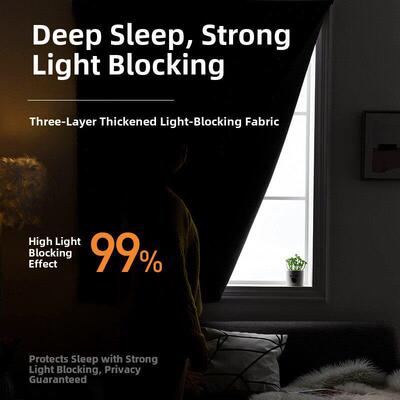 curtain window Bedroom shading blackout Installation free