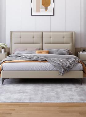 my实木意式床柜柜奢轻岩板02储物现头代简约三抽收纳柜卧室床边柜