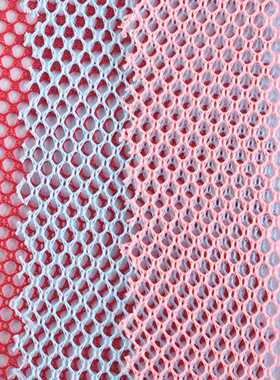 新款直销现货供应k080网布 涤纶六角网眼布料 箱包鞋材蚊帐硬网纱