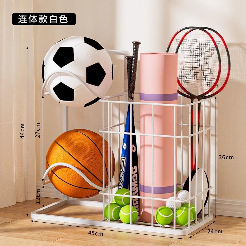 瑜伽垫羽毛球收纳书桌收纳置物架