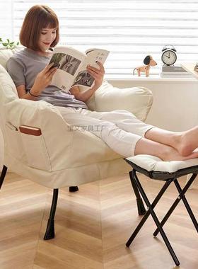 Bw2懒522人发单人小沙发用学生宿舍椅电脑椅子家沙卧