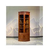 正品 红木家具转角柜三角柜展花梨木色萝格墙实木角书柜酒柜菠陈列