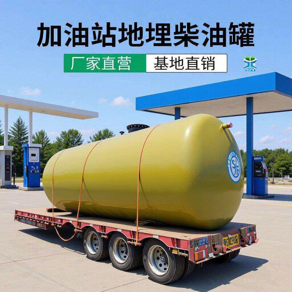 50立方加油站柴油罐飞机场航空煤油罐sf双层汽油罐变压器油罐