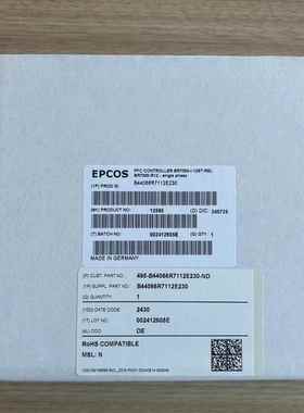 EPCOS爱普科斯 BR6000-R12 B44066R6012E230/S230交流电容控制器