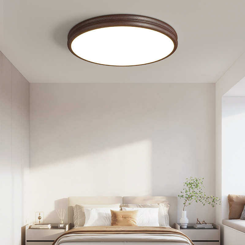 护眼吸顶灯卧室灯现代简约超薄法式复古网红奶油风极简圆形房间灯,家装灯饰光源,智能吸顶灯,淘宝优惠券,粉丝福利购,淘宝优惠卷